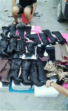 吉林龍?zhí)秴^(qū)鞋帽服飾批發(fā) 歐洲純水牛皮長(zhǎng)筒靴最低價(jià)批發(fā)處理